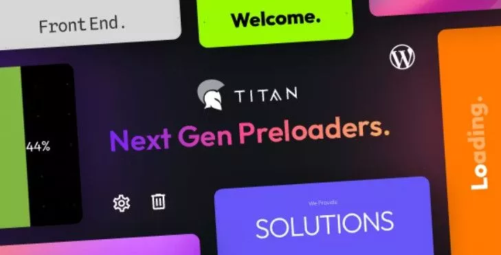 Titan Preloaders & Page Transitions