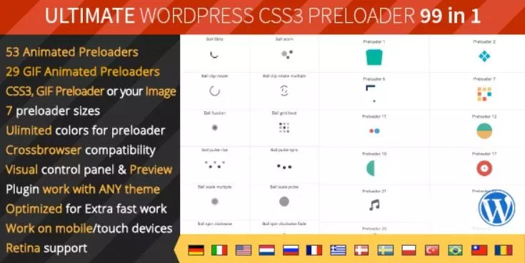 Ultimate Preloader - 99 CSS3 Preloaders